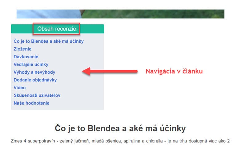 Navigácia v článku