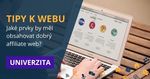co by měl obsahovat dobrý affiliate web