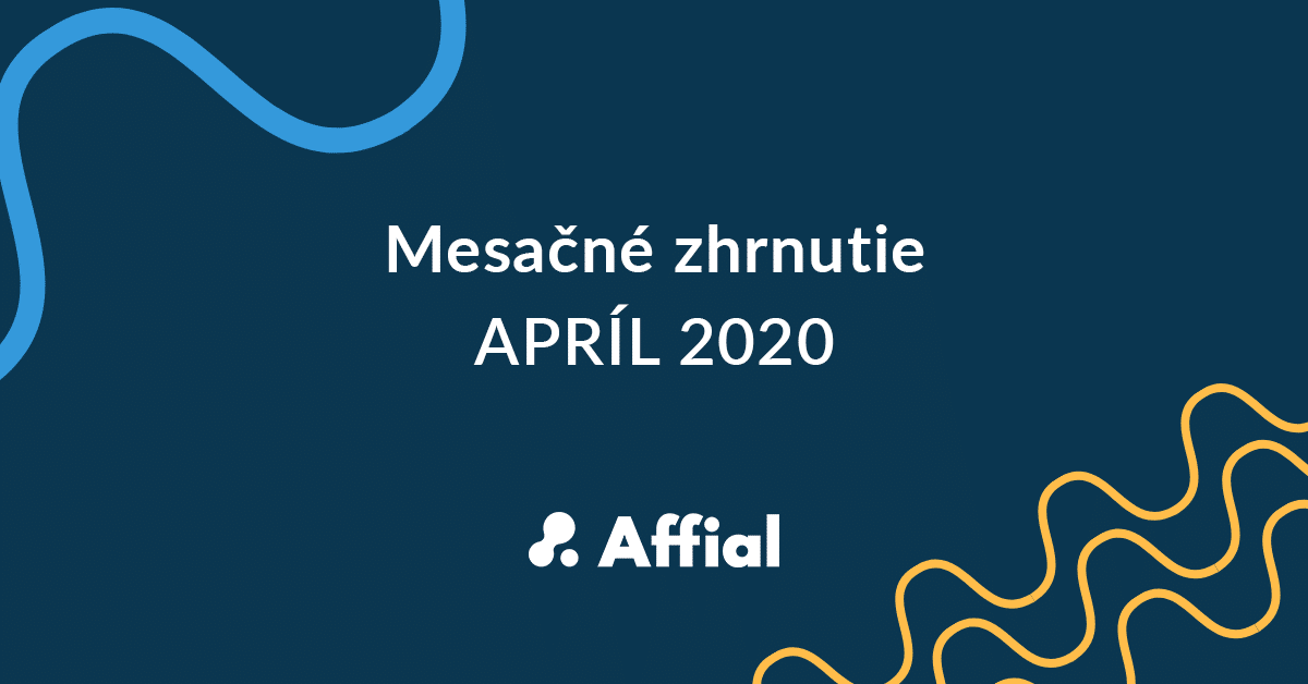 mesačné zhrnutie apríl 2020