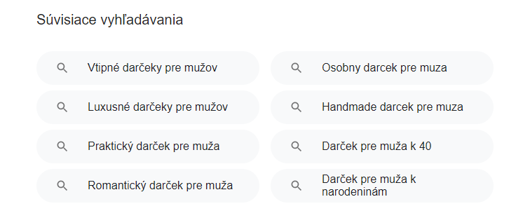 darčeky google