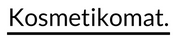 kosmetikomat logo