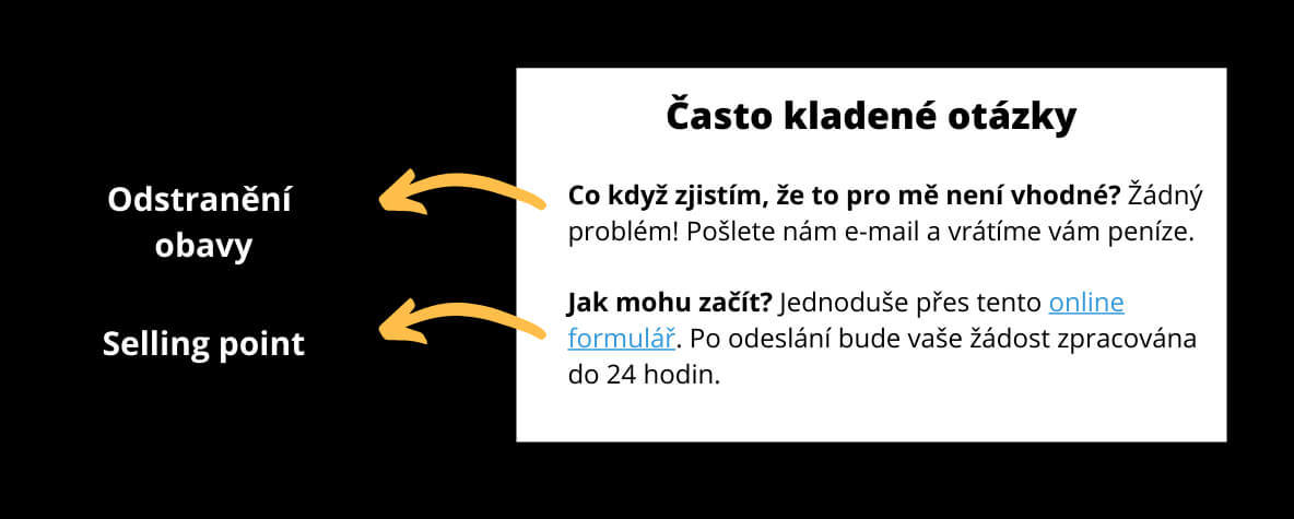 Často kladené otázky.