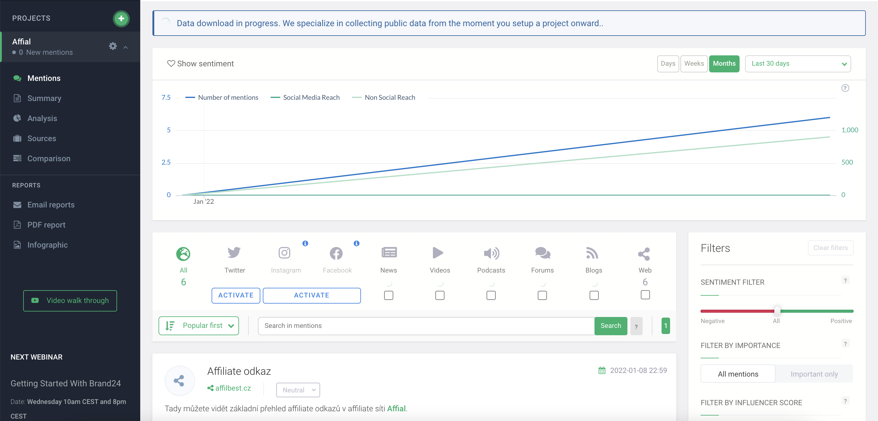Brand24 - monitoring brandu