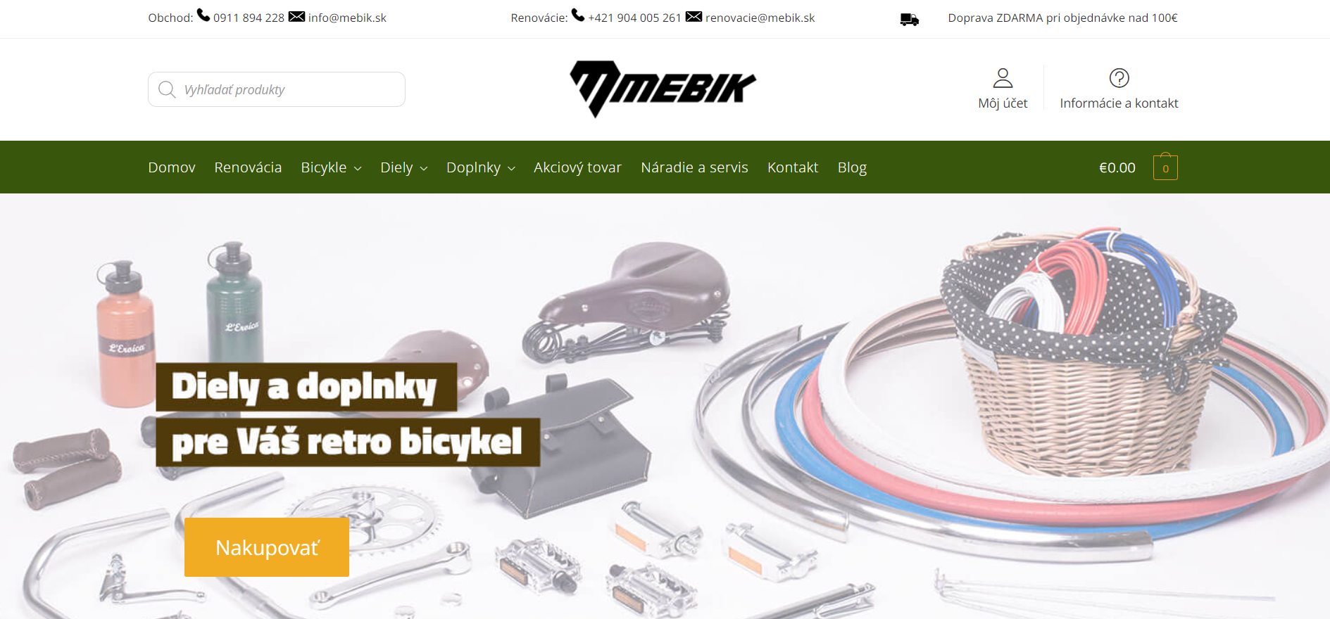 Mebik.sk Homepage