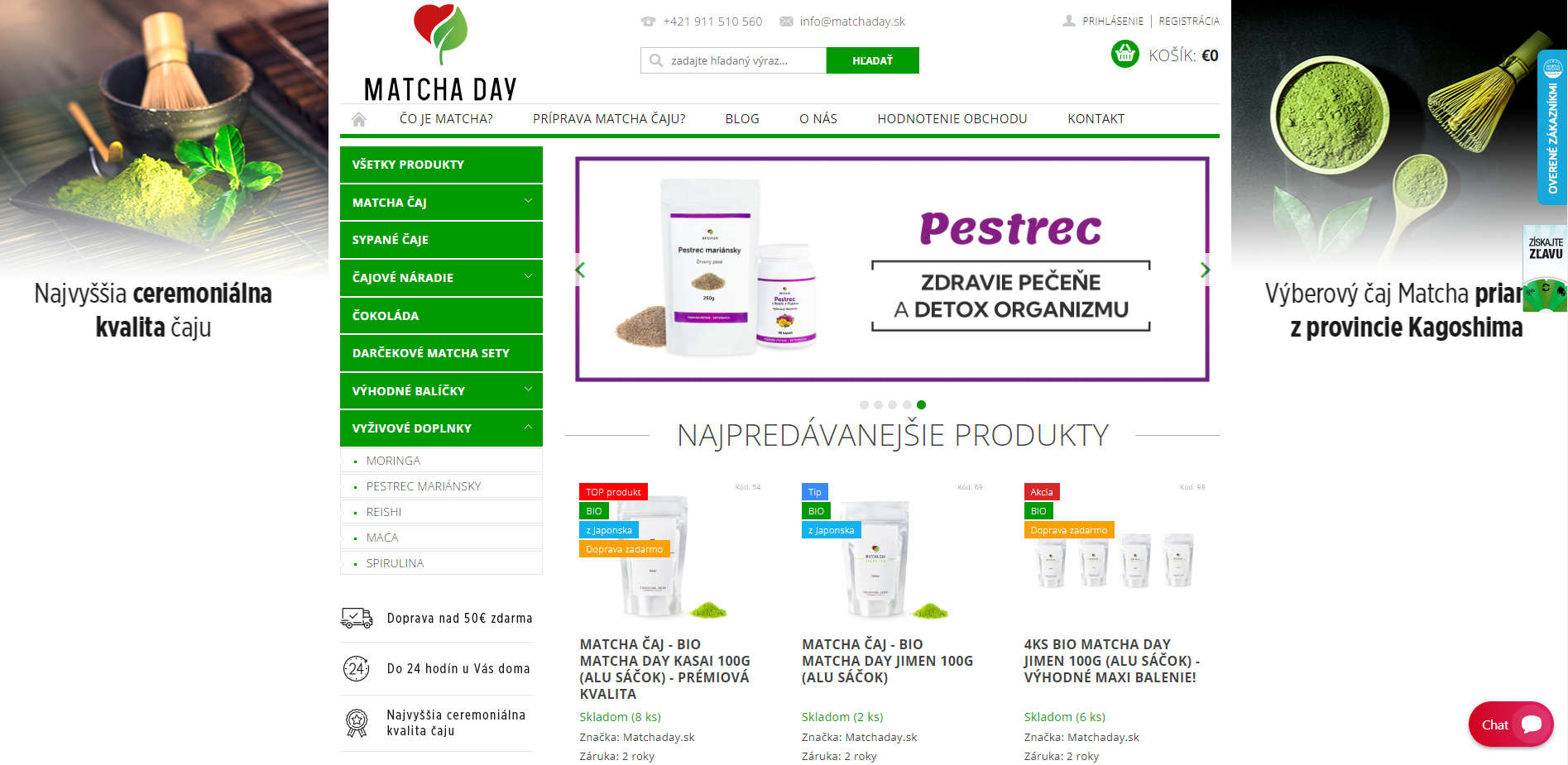 Matchaday.sk Homepage