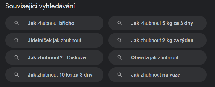 související vyhledávání