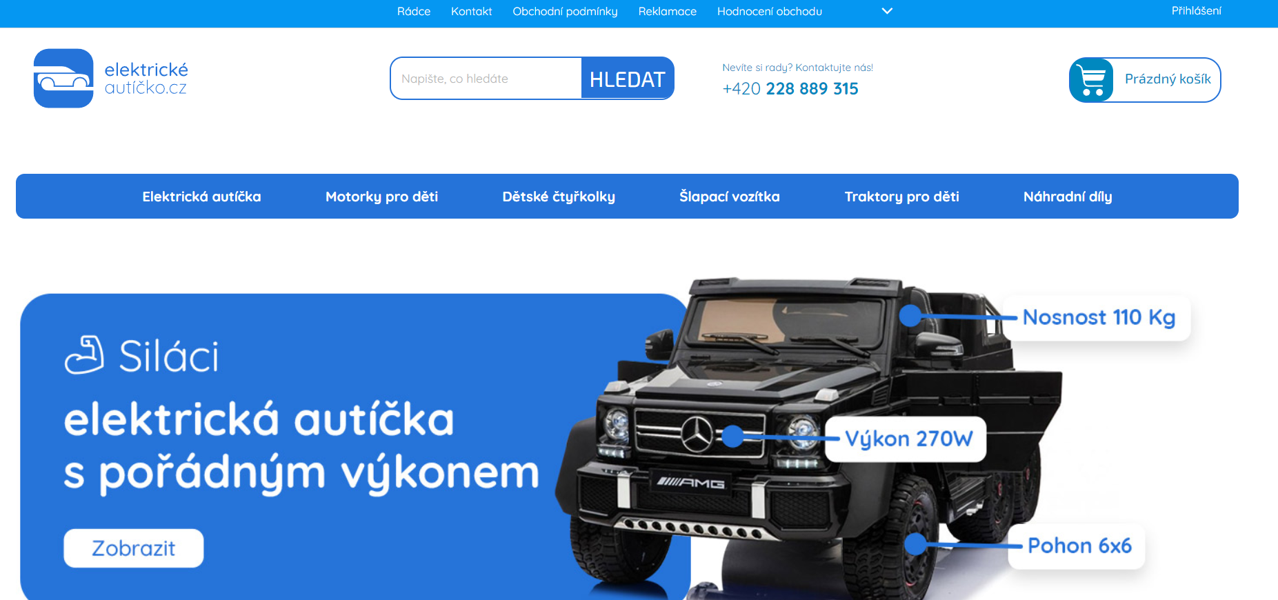 Elektrické auítočko homepage