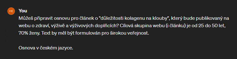 osnova článku
