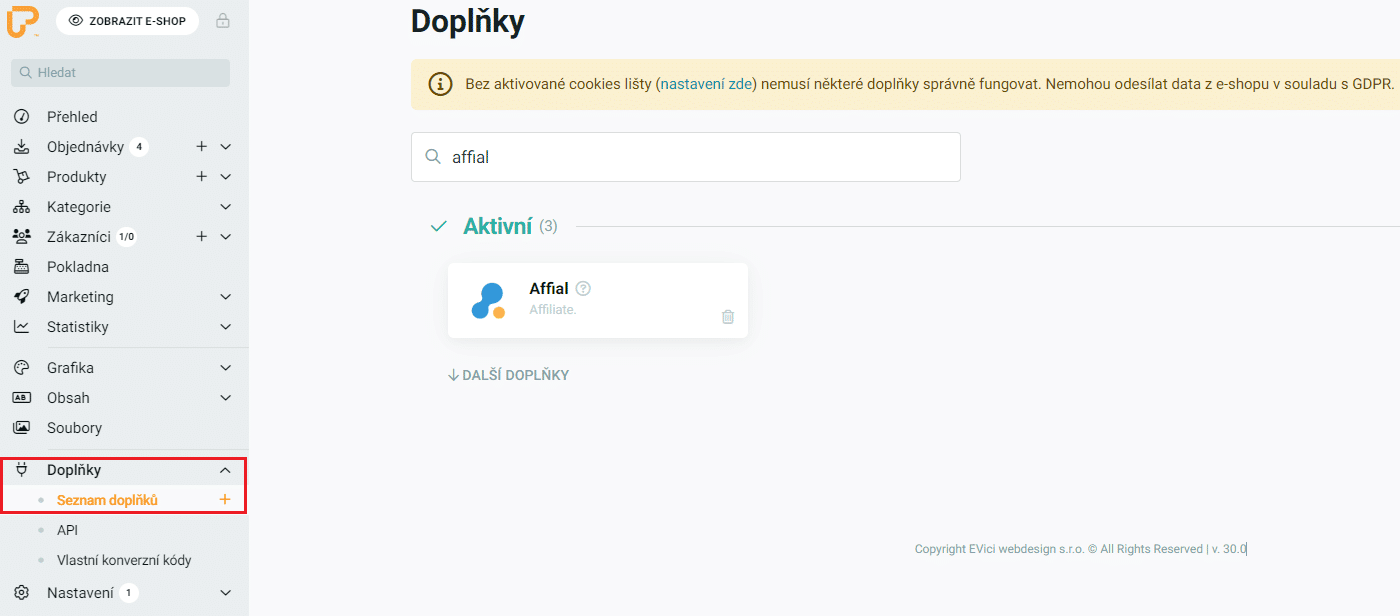 upgates doplněk