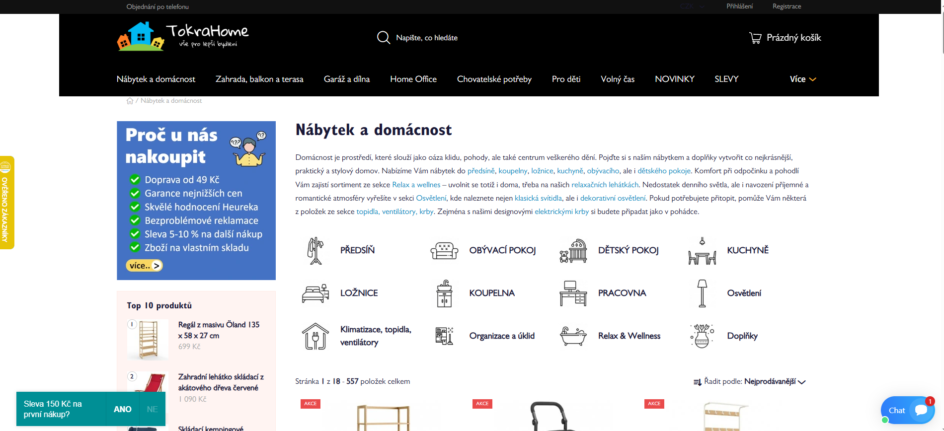 TokraHome nábytek a domácnost